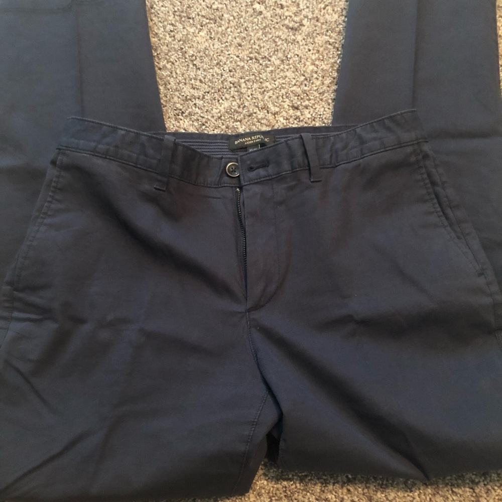 Banana Republic navy chino pants